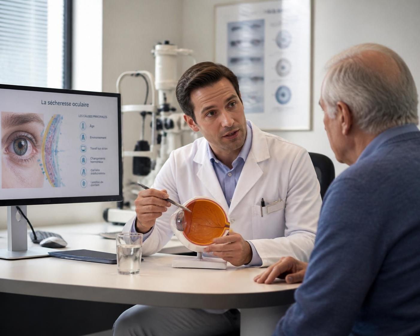 découvrez si augmenter votre consommation d'eau peut réellement soulager les symptômes des yeux secs et améliorer votre confort oculaire.