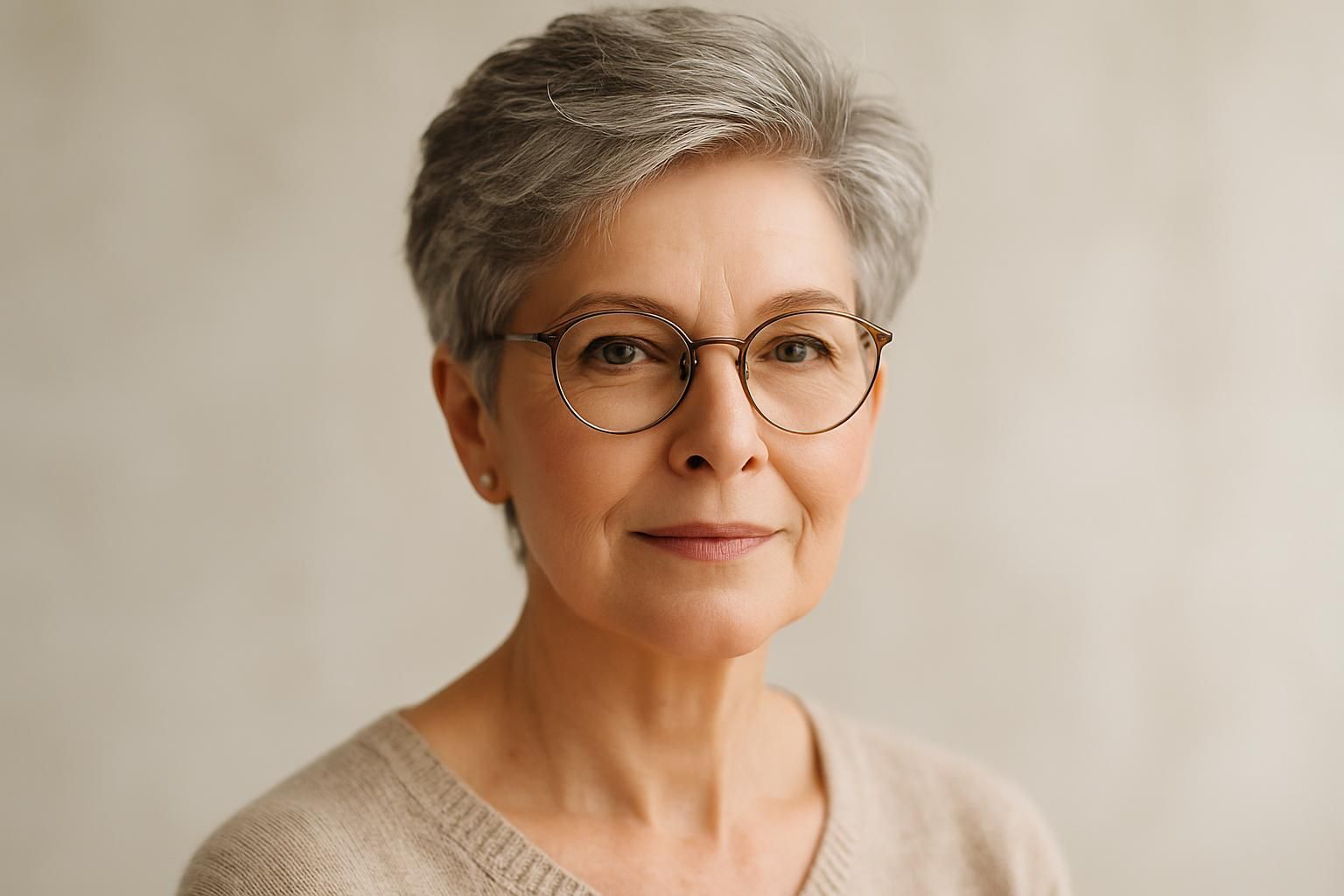 Coupe courte femme 60 ans avec lunettes : nos meilleures idées
