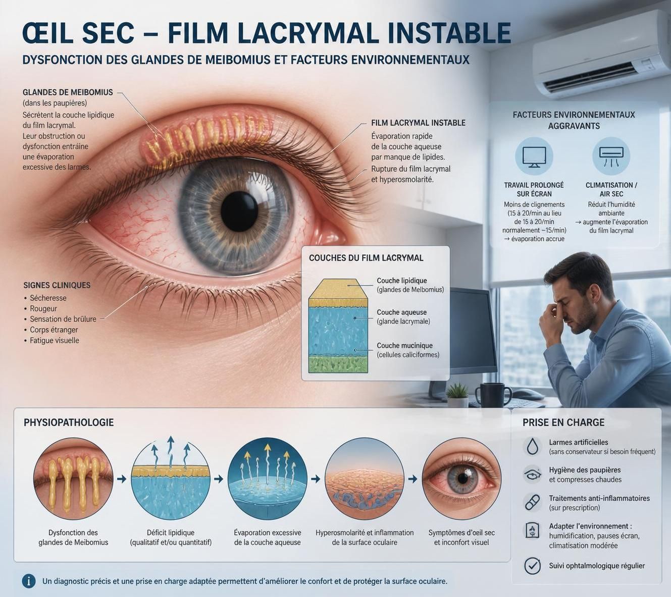 découvrez comment les oméga-3 peuvent aider à soulager les symptômes des yeux secs grâce à leurs propriétés anti-inflammatoires et hydratantes.