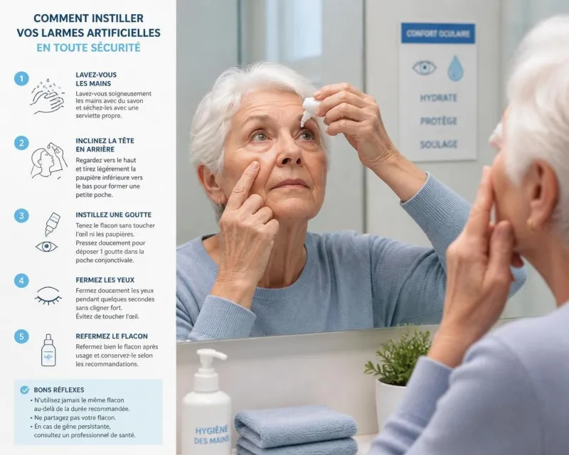 découvrez l'utilité des larmes artificielles, leurs bienfaits pour soulager la sécheresse oculaire et améliorer le confort des yeux sensibles.