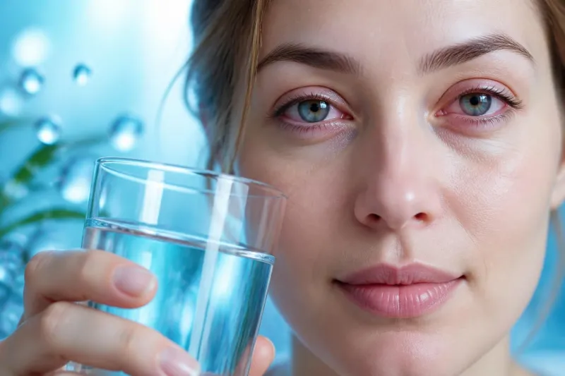 Boire plus d’eau aide-t-il vraiment à soulager les yeux secs ?