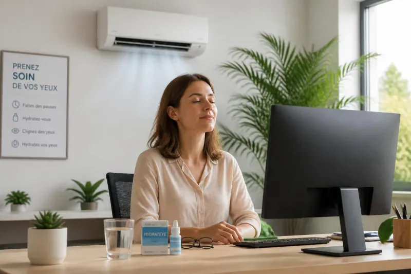 Comment éviter les yeux secs provoqués par la climatisation