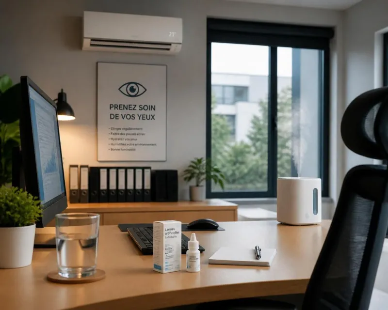 découvrez des conseils pratiques pour prévenir les yeux secs causés par la climatisation et garder votre regard hydraté et confortable toute la journée.