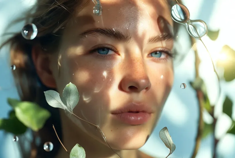 Visage lumineux, hydratation et bien-être quotidien