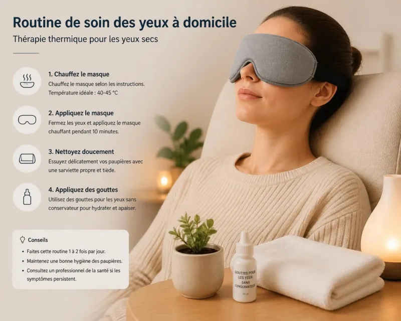 découvrez comment un masque chauffant peut réellement soulager les yeux secs et améliorer votre confort oculaire grâce à ses bienfaits apaisants.