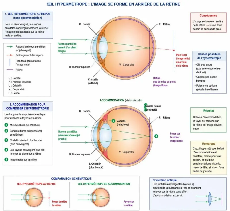 découvrez ce qu'est l'hypermétropie, ses symptômes courants et les différentes options de correction pour améliorer votre vision.