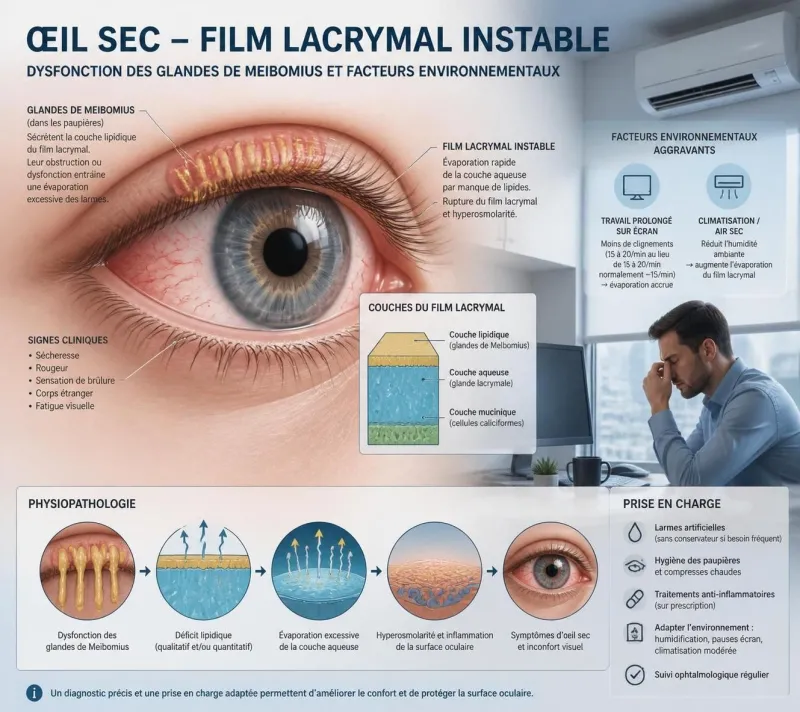découvrez comment les oméga-3 peuvent aider à soulager les symptômes des yeux secs grâce à leurs propriétés anti-inflammatoires et hydratantes.