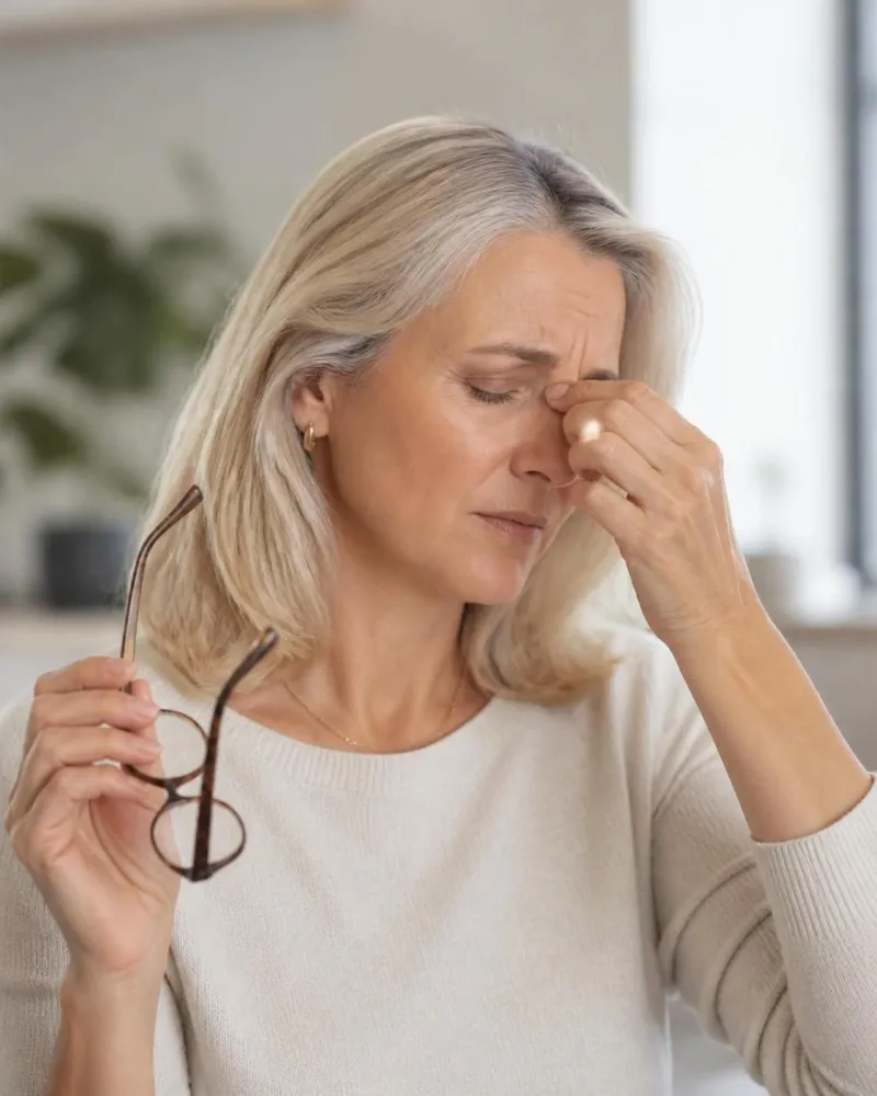 découvrez les causes des yeux secs pendant la ménopause et comment soulager cet inconfort oculaire fréquent chez les femmes ménopausées.
