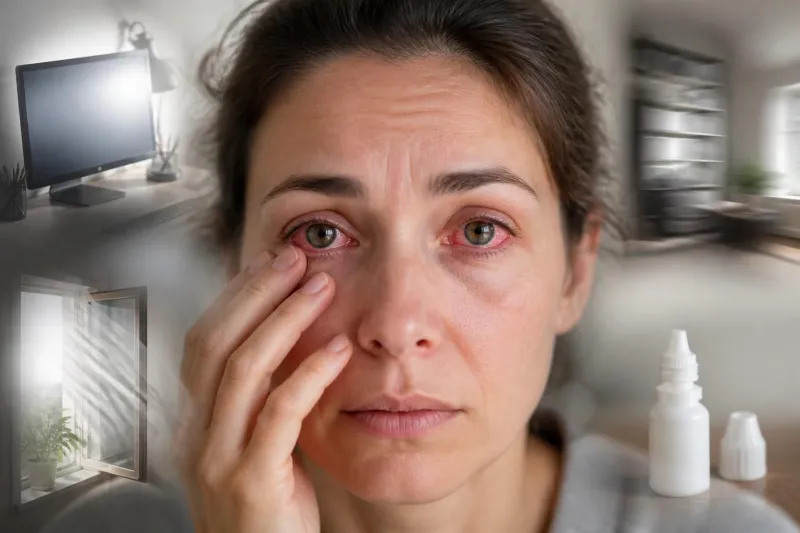 Pourquoi ai-je les yeux secs et la vue floue : causes et solutions