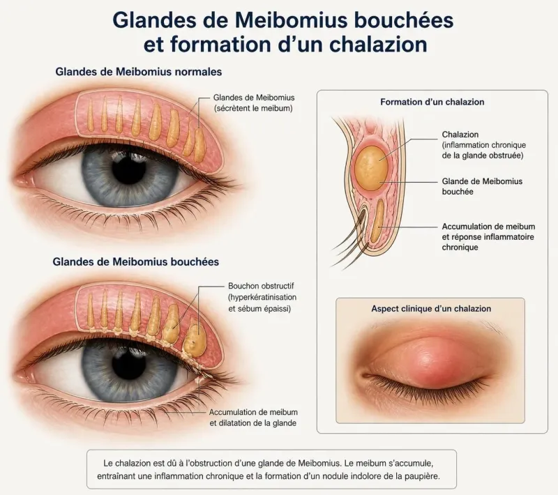 découvrez les causes courantes d'une paupière gonflée ou d'un chalazion ainsi que les solutions efficaces pour soulager et traiter ces inflammations oculaires.