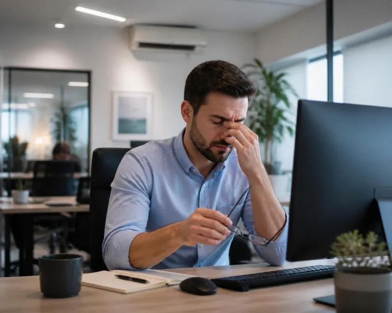 découvrez pourquoi vos yeux deviennent secs au bureau, identifiez les causes principales et trouvez des solutions efficaces pour soulager votre confort visuel au quotidien.