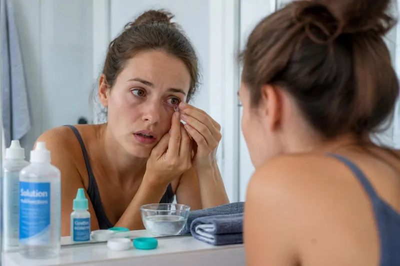 Pourquoi mes lentilles me brûlent les yeux et comment y remédier