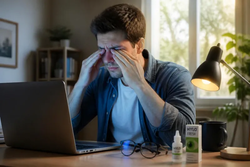 Pourquoi mes yeux brûlent-ils devant l’ordinateur et comment y remédier ?