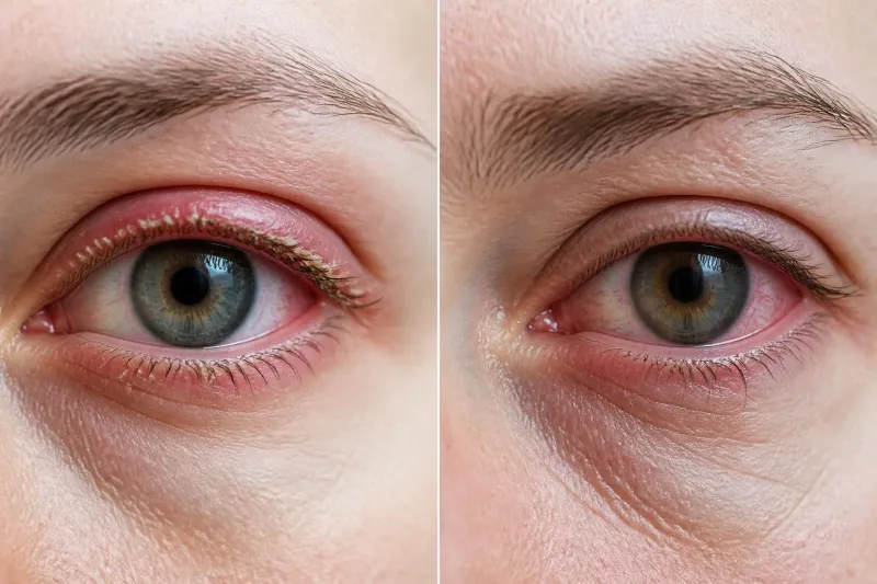Quel est le lien entre blépharite et yeux secs ?