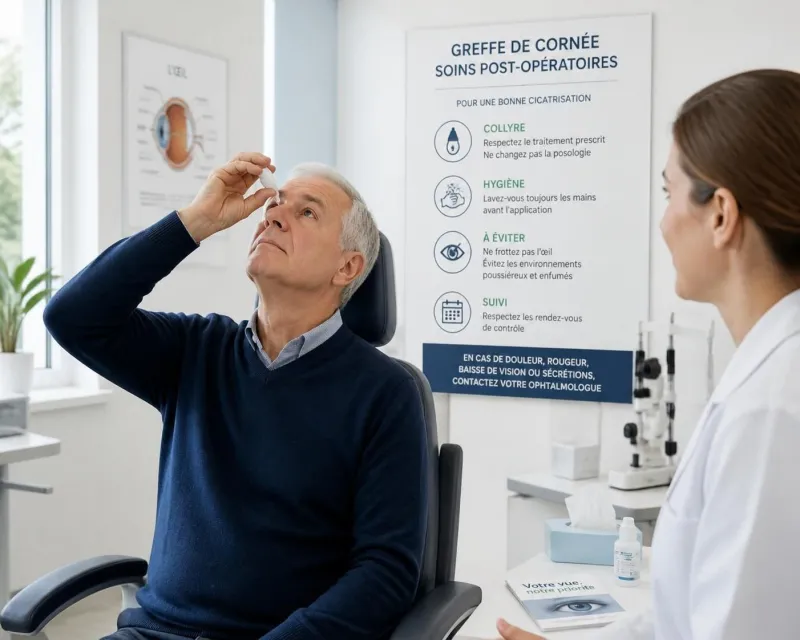 découvrez les précautions essentielles à adopter après une greffe de cornée pour assurer une guérison optimale et prévenir les complications.